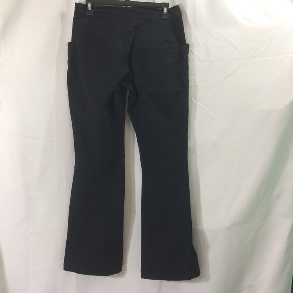 Mountain Hardwear Women’s Black Cargo Pants Size 8 Adjustable Waist & Ankles - Picture 1 of 4